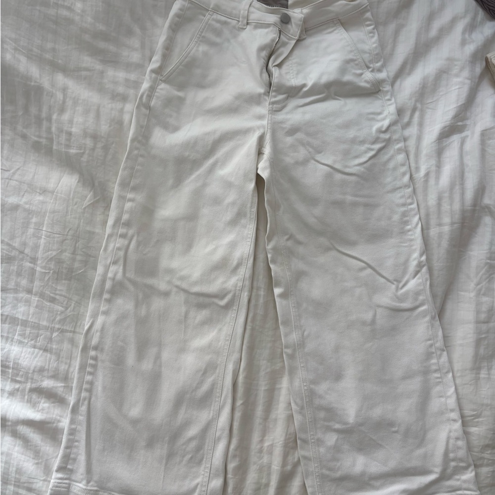 Everlane Women's White Flare & Wide Leg Jeans